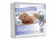 Plush Mattress Protector-Small Double - Black Friday Clearance Stock