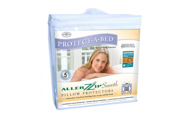 AllerZip Smooth Pillow Protectors (pair)
